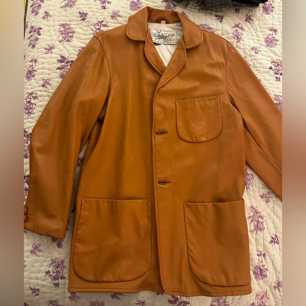Vintage Leather shacket